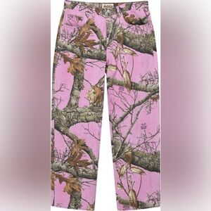 Stussy realtree pink big ol jeans 28